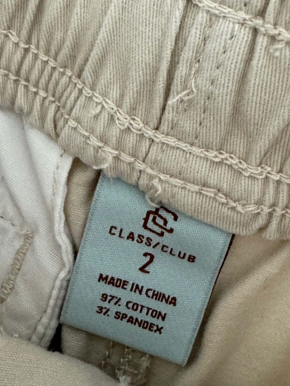Class Club 2T Khaki Shorts